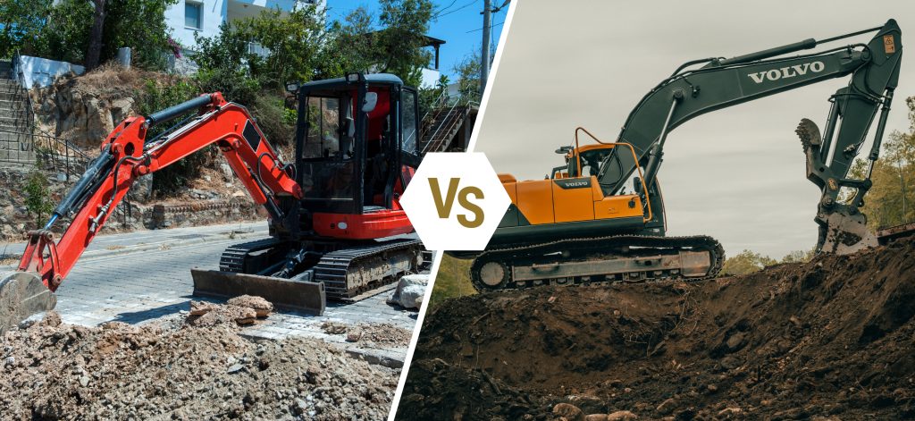 Exploring the Advantages of Large and Small Excavators