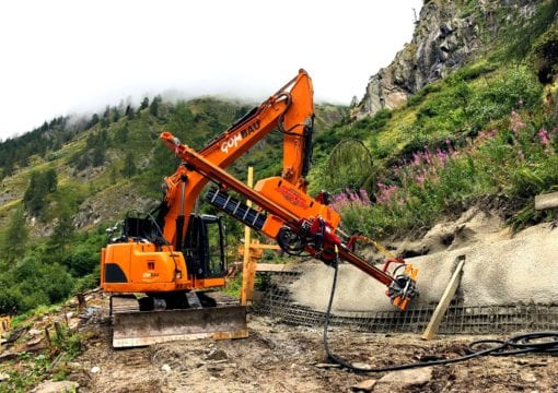 MR-A120 Excavator Drill