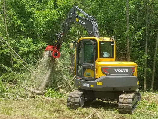 FMX50 excavator mulcher