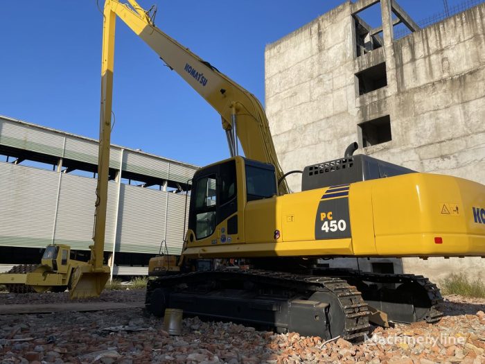 Komatsu pc450-8 long reach excavator