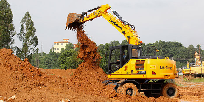 W915EG4 Wheel Excavator