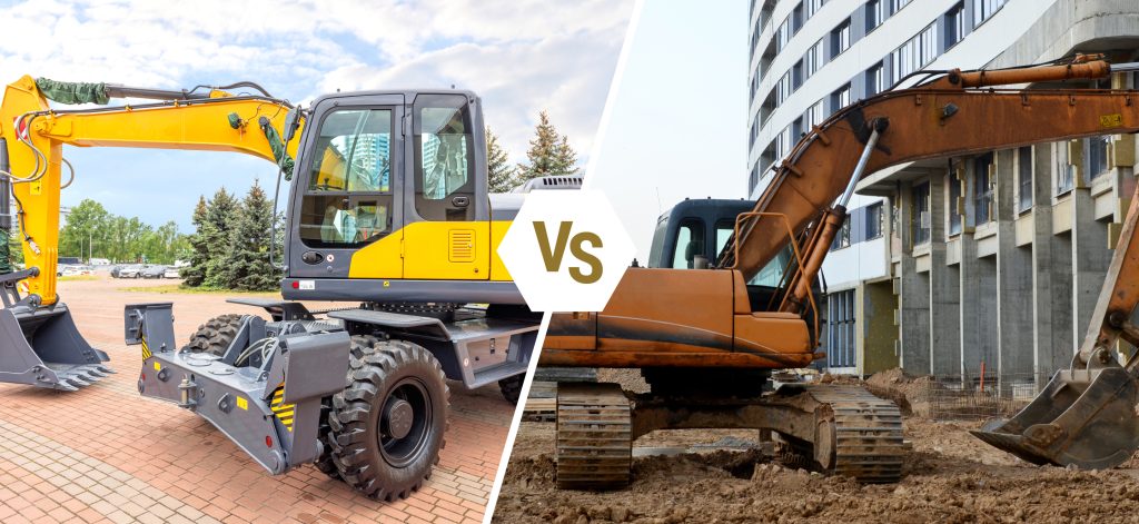 Crawler vs Wheeled Excavator